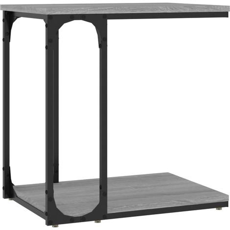 Maison Exclusive - Mesa auxiliar madera contrachapada gris Sonoma