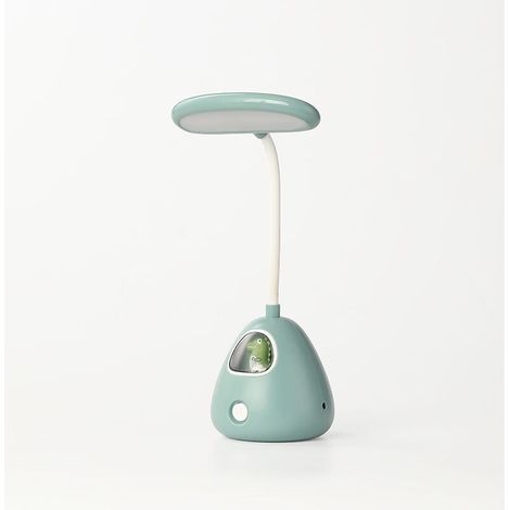 Lampe de bureau créative et mignonne en forme d'animal, mini veilleuse dinosaure rechargeable par USB, pliable, idéale pour les étudiants (verte) (1/5)
