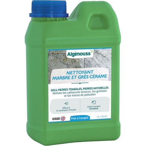 Marmor- und Feinsteinzeug-Reiniger 1l - Algimouss