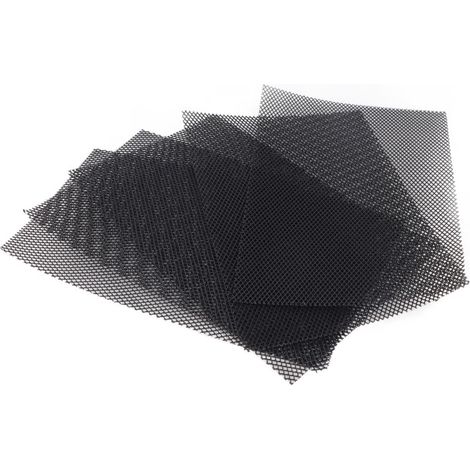 Juego de 5 esterillas de malla para jardinería, ideales para macetas y para trasplantar bonsáis (30 x 20 cm).