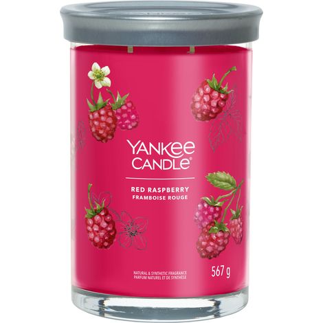 Yankee Candle Duftkerze „Rote Himbeere“, 567g Glas (1/3)