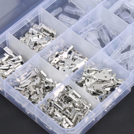Coffret de 270 bornes argentées 2,8/4,8/6,3 mm (1/5)