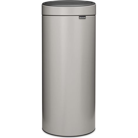 Poubelle Bo Touch 30L (Gris clair) – Poubelle cuisine à ouverture automatique soft-touch – Système de tri des déchets avec seau plastique amovible – Sacs-poubelle inclus (1/5)