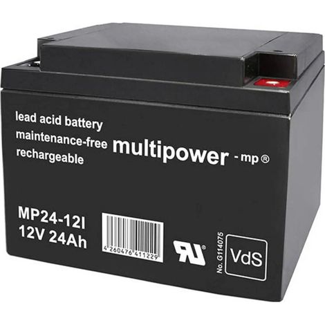 [NEUWERTIG] B-Ware Multipower Bleiakku Batterie Mp24 12 I Agm Verschlossen Wartungsfrei Vds