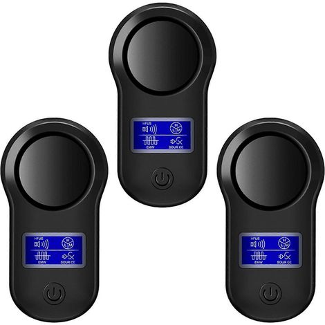 3x Ultraschall-Schädlingsvertreiber, elektronischer Insektenschutz für den Innenbereich, Plug-In-Schädlingsbekämpfung gegen Kakerlaken/Mäuse (1/4)