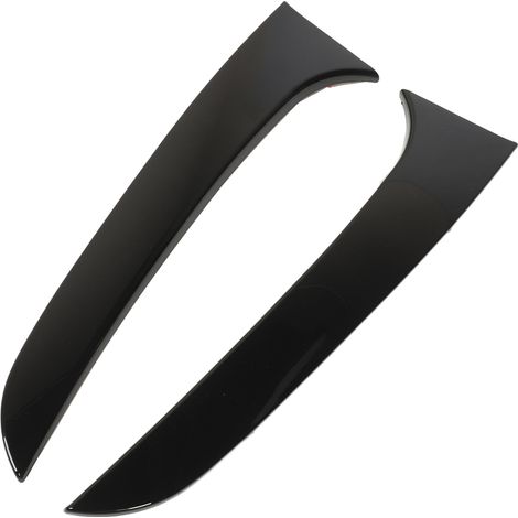 Paar Heckscheiben-Seitenspoiler (links und rechts) für BMW 1er F20/F21 (2012–2019), glänzend schwarz (1/5)