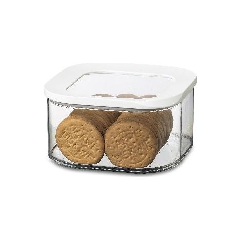 Mepal tarro de almacenaje modula cuadrado 1250 ml - blanco (1/5)