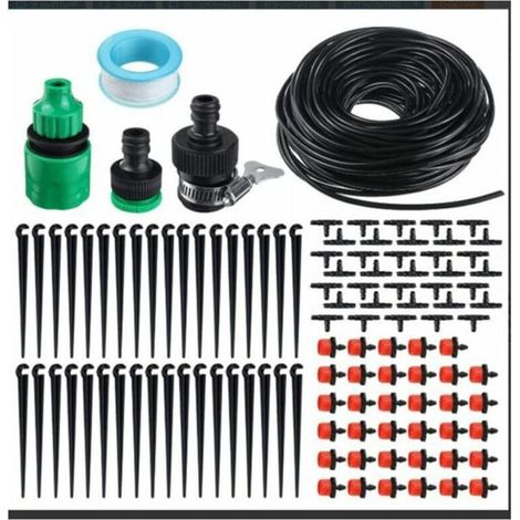 Système d\'irrigation Jardin, Micro Irrigation Goutte à Goutte Kit Arrosage Automatique,Systeme Arrosage Aoutte a Goutte Irrigation (1/3)