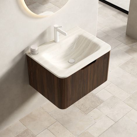Schrank Aufbewahrung Schubladen 60cm Sinterstein OKMYHOME (1/5)