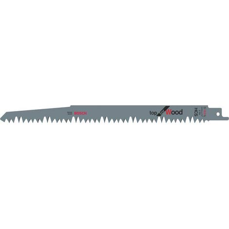 Lame de scie-sabre S 1531 L, Top for Wood, lot de 2 Bosch Accessories 2608650613 Longueur lame de scie 240 mm 2 pc(s)