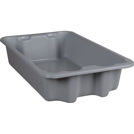 Contenedor apilable giratorio PP gris L590x廁380xH135mm - K400/05 28405016