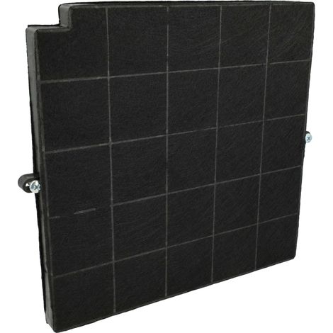 vhbw Activated Carbon Filter compatible with Arthur Martin EG8848 F5390D2 LED, EG8852 F191A 90 BK TLS 4V Extractor Hood - 26.5 x 25.8 x 1.8 cm