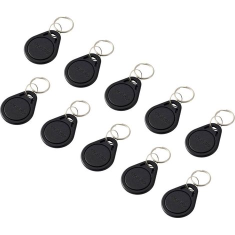 Sygonix SY-6879932 Transponder Kit da 10 Portachiavi MIFARE 13.56 MHz, non riscrivibile