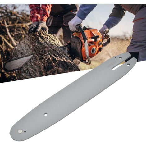 Pièces Détachées pour Tronçonneuse à Essence Guide Chaîne 10 Pouces Accessoires de Transmission-