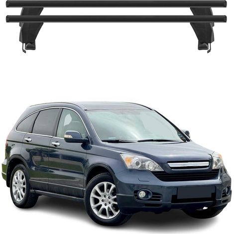 OMAC Dachträger Querträger Alu für Honda CR-V III 2007-2012 – Abschließbar – T-Nut – City-Crash-getestet – Max. 50 kg Schwarz (1/5)