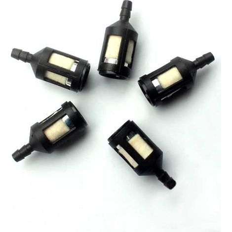 Lot de 5 Filtre à Essence pour McCulloch 216985 MC-9182-310001 Homelite 49422 Tecumseh 410263 ZF-1 Debroussailleuse Tronconneuse Taille-Haie Tariere Pompe (1/2)