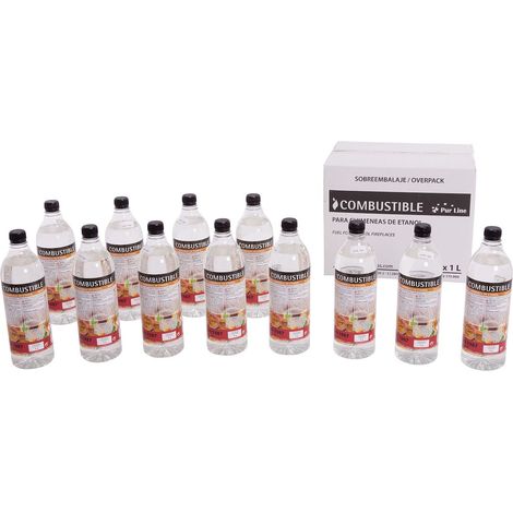 Combustible natural Aroma CANELA 12 Botellas 1L LIQ-12CANELA