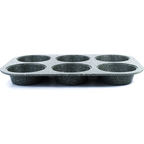Moule à muffins professionnel Gota Bake 6 cavités en acier au carbone antiadhésif (1/4)