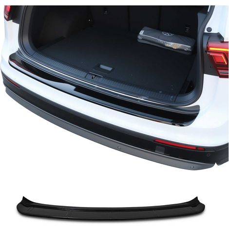 Protection seuil Coffre Pare-Chocs Compatible avec VW Tiguan II / Allspace 2016-2024 Acrylic Brillant