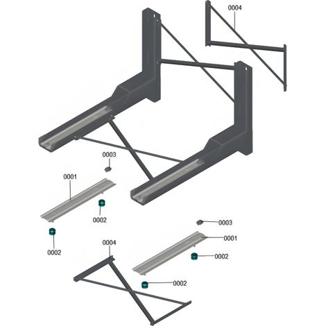 Installations-Set Wandmontage 6 / 16 - ZK06311 von Viessmann