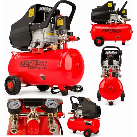 Compressore d'olio da 24 litri, efficiente e compatto Kraft&Dele