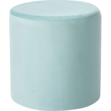 Pouffe LOVETT Velvet Mint Green (1/5)