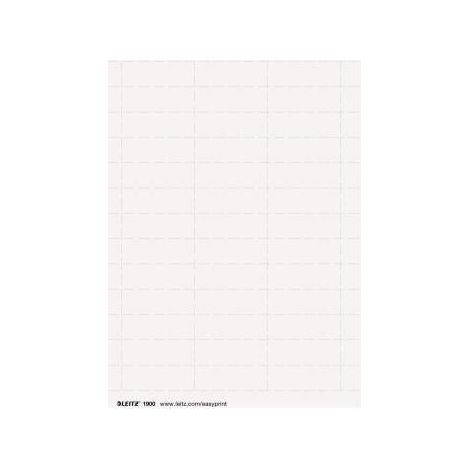 LEITZ Beschriftungsetikett Leitz ALPHA® ALPHA® Vollsichtreiter 6114 6115 6116 6124 Karton weiß 975Etik./Pack. (1/4)