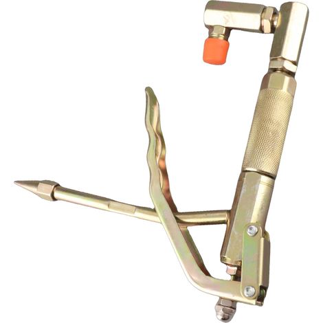 Pistolet graisseur pneumatique haute pression, outil de graissage à main pivotant 360°, recharge de graisse (1/5)