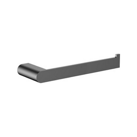 Portarotolo installazione a muro in acciaio inox finitura gun metal  ART-GM kamalu