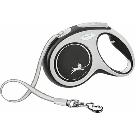 Flexi NewComfort S Cinta (5m), Negro