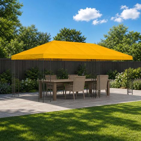 Teenpull – Pavillon-Blendenbezug 6 x 3 m Gelb Polyester 190 (1/5)