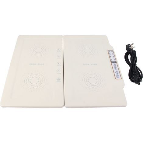Assiette chauffante électrique, plateau réchaud pliable et emboîtable, plaque d'isolation alimentaire, fiche AU 220V (1/5)