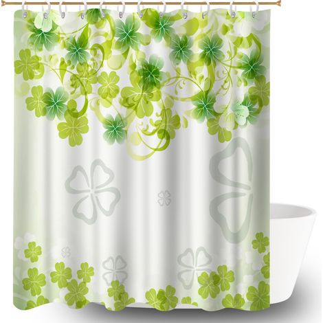 Rideau de douche tissu polyester 180x180 dessin housse de baignoire pour les fêtes de fin d’année (1/5)