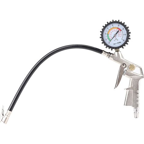 Manomètre pneumatique multifonction PC 8508 pour pneus voiture, pompe gonfleur avec jauge de pression, pistolet de gonflage (1/5)