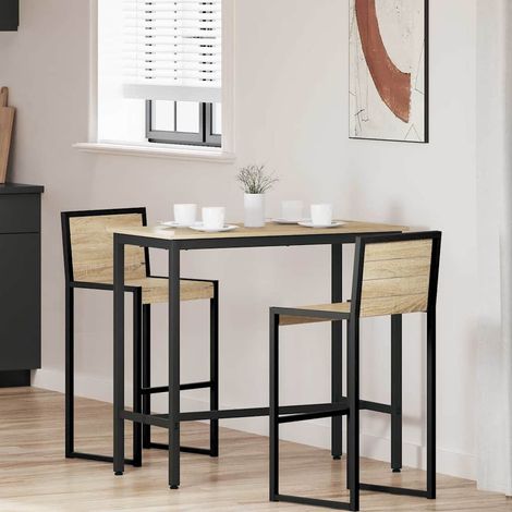 Tisch Sonoma-Eiche 100 x 50 x 90,5 cm Ingenieure Holz und Stahl