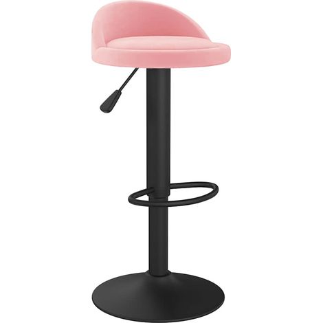 Maison Exclusive - Barhocker Rosa Samt