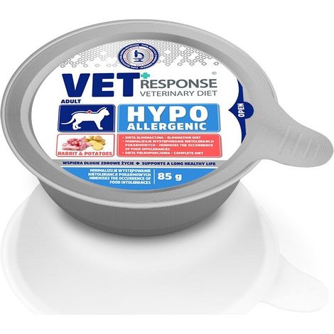 VET RESPONSE Hypoallergenic królik dla kota 85g (1/4)