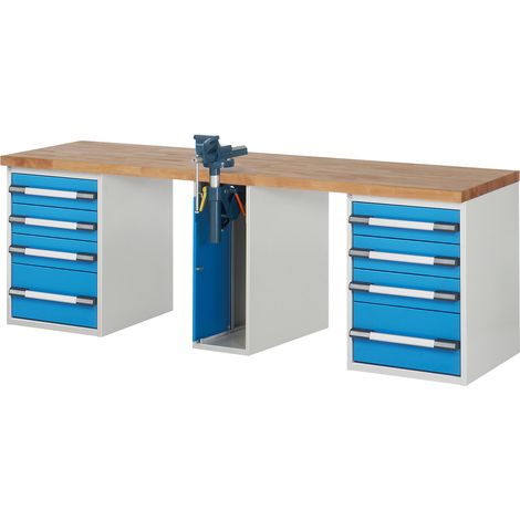 eurokraft pro, Établi, système modulaire Série 7000, 8 tiroirs (1/2)