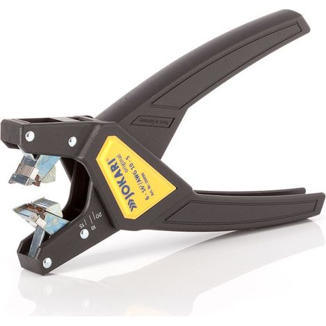 Jokari – Pince à dénuder automatique ergonomique – Dénudage de fils de 6 à 16mm² – Couteaux interchangeables – Pour conducteurs massifs et souples (1/10)