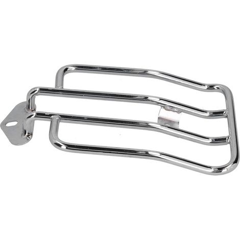 Portapacchi posteriore, scocca in acciaio inox argento per moto, prodotti industriali (1/5)