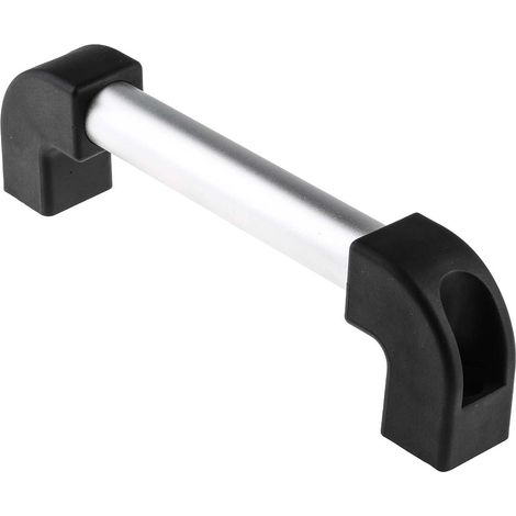 Poignée en Aluminium RS PRO, entraxe 250mm, 274mm x 77 mm x 30mm, filetage 10 mm Fixations invisibles ( Prix pour 1 ) (1/2)