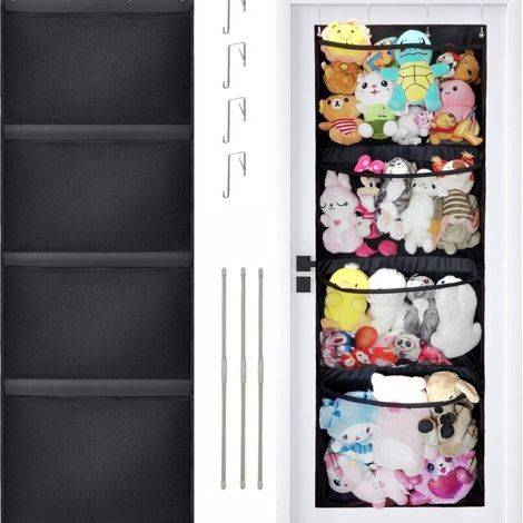Hängender Aufbewahrungsbeutel für Stofftiere, 1 Stück, großer Aufbewahrungsbeutel für Stofftiere, Hängender Aufbewahrungsbeutel für Plüschtiere (1/5)