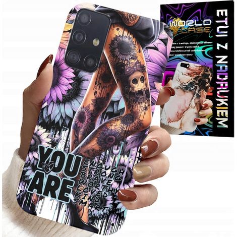 Custodia per Samsung Galaxy A51 - motivi femminili TU SEI una donna con un tatuaggio (1/5)