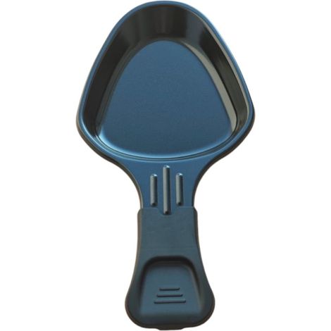 Coupelle à raclette en acier au carbone – Revêtement antiadhésif silicone – Poignée ergonomique – Dimensions 19.5 x 9.5 cm