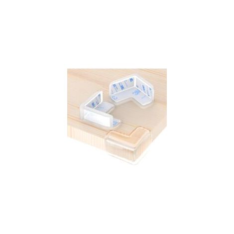 Protectores de esquinas para mesa, 12 piezas, protectores de esquinas transparentes, tamaño más grande y mayor adherencia, suaves - Crezuo