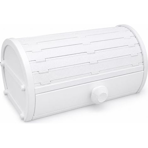 Cassettiera bianca con cassetto, contenitore per gioielli e chiavi. (1/3)