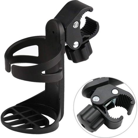 Portabicchiere, portabicchiere universale con supporto girevole a 360°taglie per biciclette, passeggini, sedie a rotelle, deambulatori, monopattini elettrici (taglia grande) (1/5)