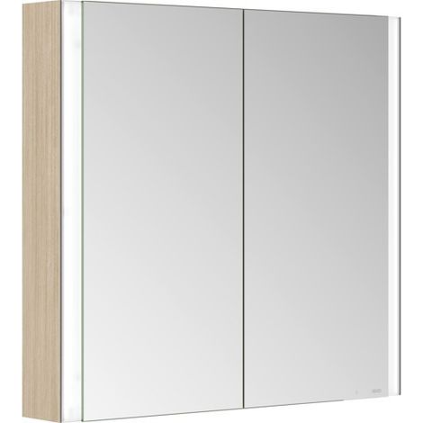 KEUCO SOMARIS Spiegelschrank Wandvorbau 2-türig, 800mm,