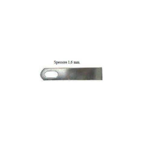 Set 50 lame verticut spessore 1.6mm lunghezza 135mm trinciaerba PERUZZO TEG