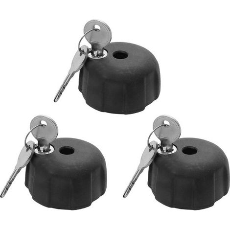 Lot de 3 serrures antivol pour porte-vélos Peruzzo